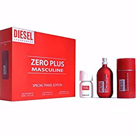 Diesel Men's Zero Plus Masculine Gift Set Fragrances 7296145482952