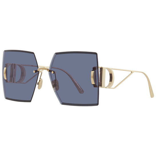 Dior 30MONTAIGNE S7U Blue Square Ladies Sunglasses CD40101U