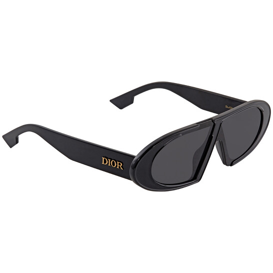 Dior Black Sunglasses DIOROBLIQUE807 64 716736200989  display picture 3