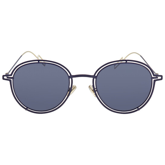 Dior Blue Round Sunglasses CD 0210S GIO KU 762753037329  display picture 2