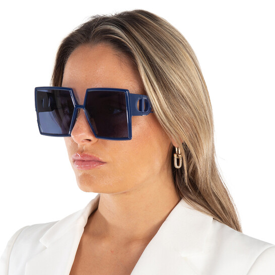 Dior 30MONTAIGNE SU Blue Square Ladies Sunglasses CD40030U