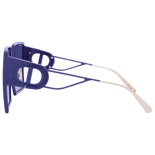 DIOR スクエアフレムサンクラス 30MONTAIGNES8U 30B0 Dior 30MONTAIGNE SU Blue Square Ladies Sunglasses CD40030U
