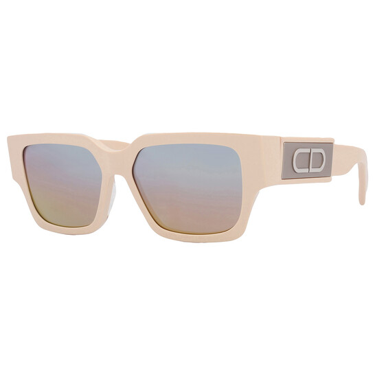 Dior CD SU Blue Yellow Gradient Square Men's Sunglasses