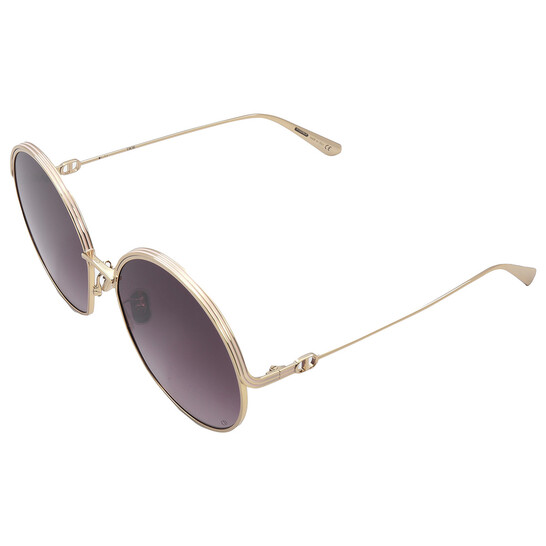 Dior EVERDIOR R1U Bordeaux Round Ladies Sunglasses CD4025UN