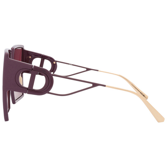Dior 30MONTAIGNE SU Burgundy Square Ladies Sunglasses  display picture 1