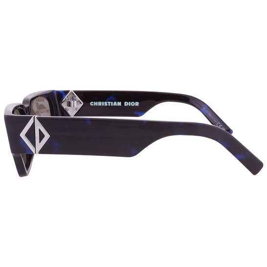 Dior CD DIAMOND S5I Blue Mirror Pilot Men's Sunglasses