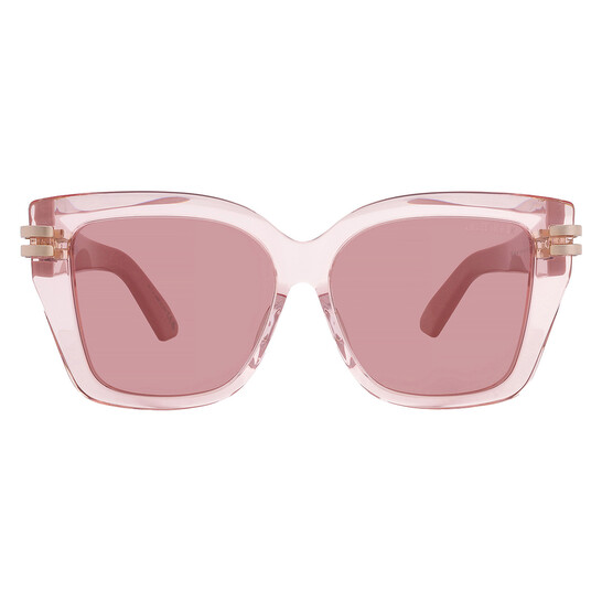 Dior CDIOR S1F Violet Square Ladies Sunglasses CD40149F 74Y 56