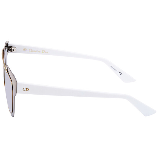 Dior Chromic Light Grey Silver Mirror Cat Eye Ladies  display picture 2