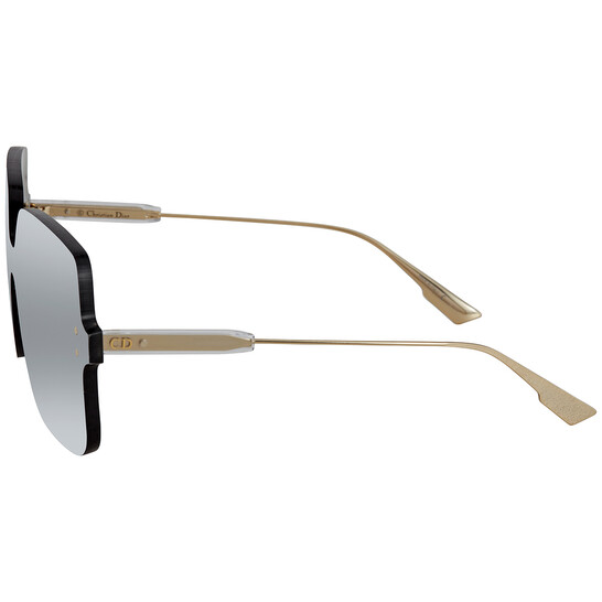 Dior Color Quake Grey Silver Mirror Rectangular Ladies