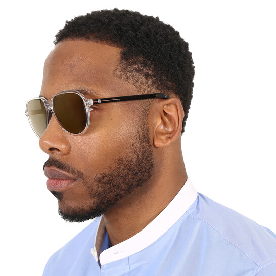 Dior DIORESSENTIAL AI Brown Pilot Men's Sunglasses DM40005I 26L 58