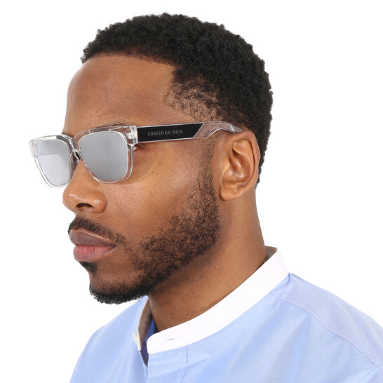 Dior DIOREXTREM Silver Mirror Square Men display picture 2