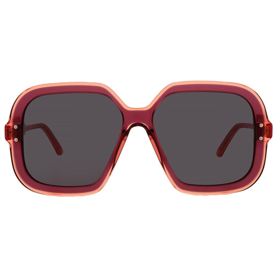 Dior DIORHIGHLIGHT S1I Smoke Square Ladies Sunglasses
