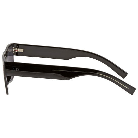 DIOR サングラス FRACTION 3 807 2K ディオール Dior Fraction Grey Rectangular Men's Sunglasses