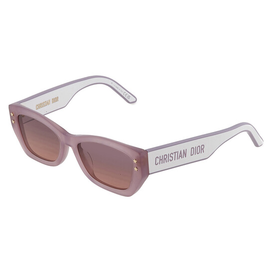 サングラス DIOR Woman Sunglasses Burgundy DIORPACIFIC S2U 62g1 Dior DIORPACIFIC S2U Gradient Bordeax Cat Eye Ladies