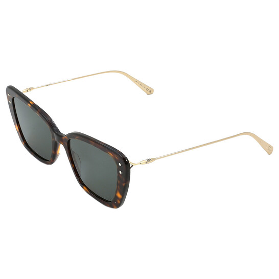 Dior｜ (15DOB106I600 524) Dior MISSDIOR B5I Green Butterfly Ladies Sunglasses CD40106I