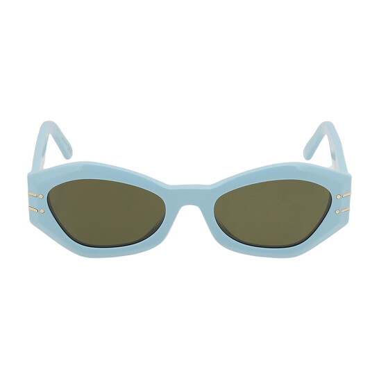 Dior Green Geometric Ladies Sunglasses DIORSIGNATURE B1U  display picture 1