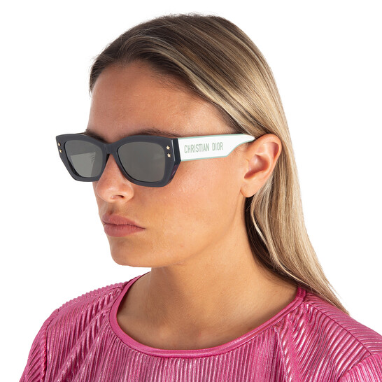 Dior DIORPACIFIC S2U Brown Mirror Cat Eye Ladies Sunglasses - Main Image