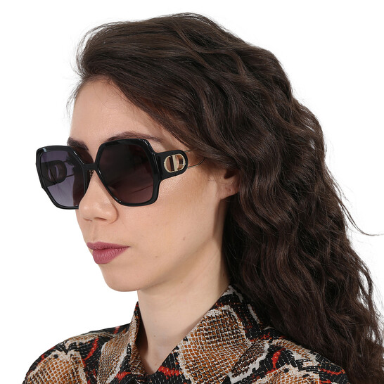 Dior 30MONTAIGNE S6U Smoke Gradient Oversized Ladies Sunglasses