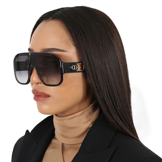 Dior Grey Gradient Shield Ladies Sunglasses DIORBOBBYSPORT  display picture 1
