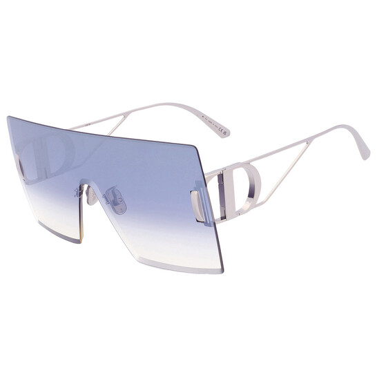 Dior 30MONTAIGNE M1U Grey Mirror Shield Ladies Sunglasses