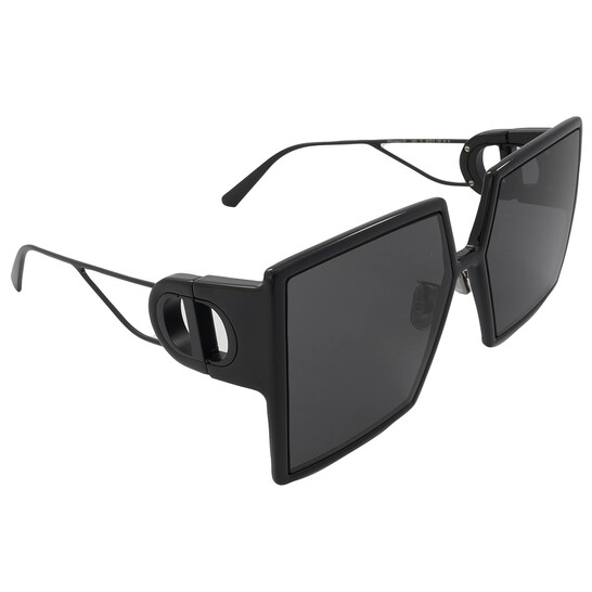 DIOR スクエアフレムサンクラス 30MONTAIGNES8U 30B0 30Montaigne SU Oversized Black Square Sunglasses | DIOR