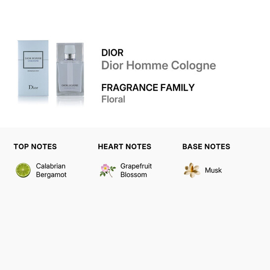 Dior Homme / Christian Dior Cologne Spray 2.5 oz (m) 3348901126342