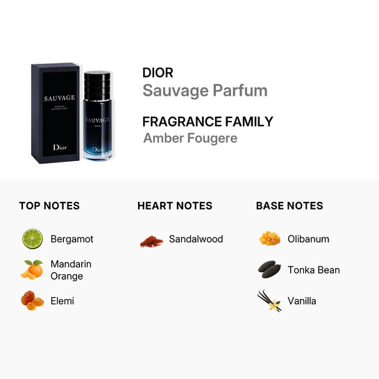 Dior Men's Sauvage Parfum Parfum Spray 1.0 oz Fragrances