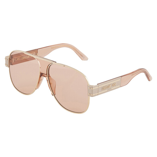 Dior Pink Pilot Ladies Sunglasses DIORDIGNATURE A3U CD40071U 10Y