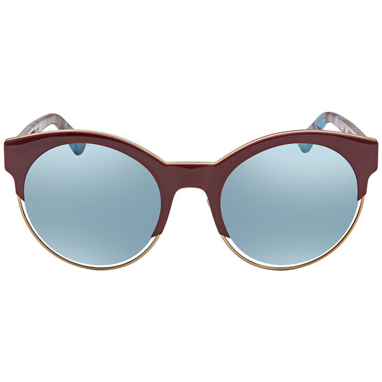 Dior Sideral 1 Silver Mirror Round Ladies Sunglasses