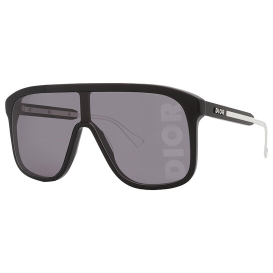 Dior DIORFAST M1I Smoke Mirror Shield Unisex Sunglasses  display picture 3