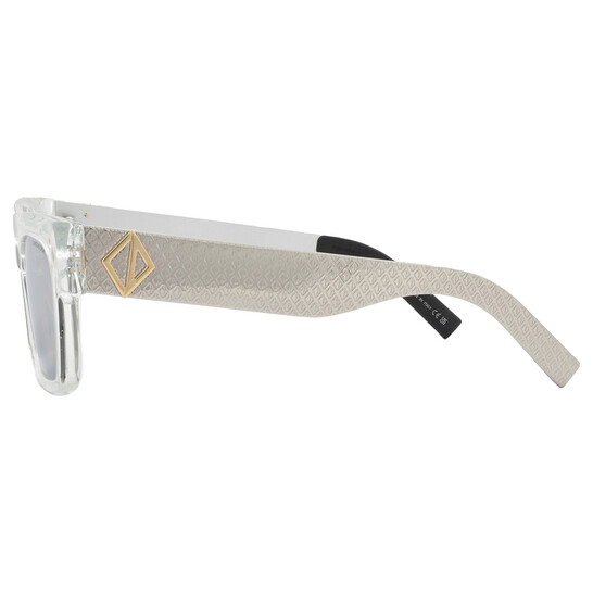Dior CD DIAMOND S8I Smoke Mirror Square Men's Sunglasses
