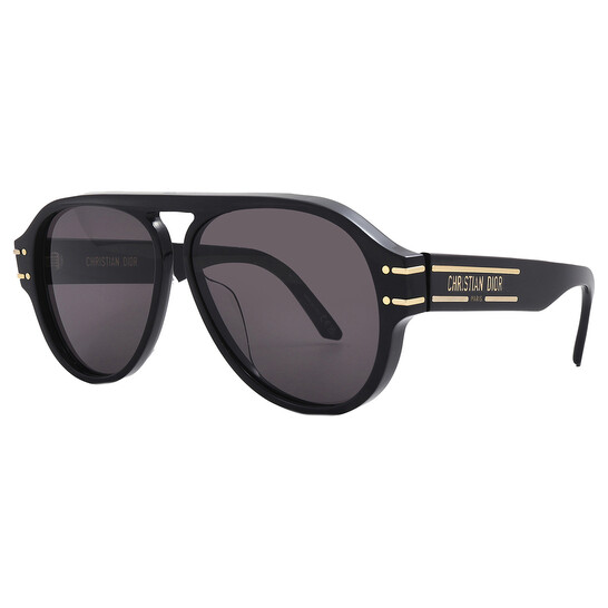 Dior DIORSIGNATURE A1U Smoke Pilot Ladies Sunglasses