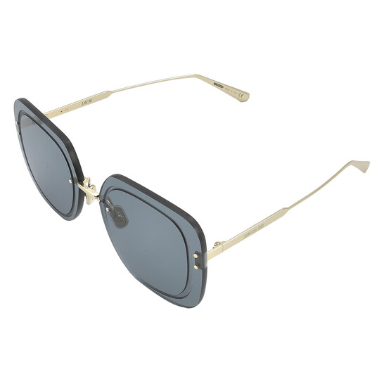 CHRISTIAN DIOR UltraDior SU Sunglasses Gold Blue Dior - Sunglasses - UltraDior SU - Blue Gold - Dior Eyewear  main image 3