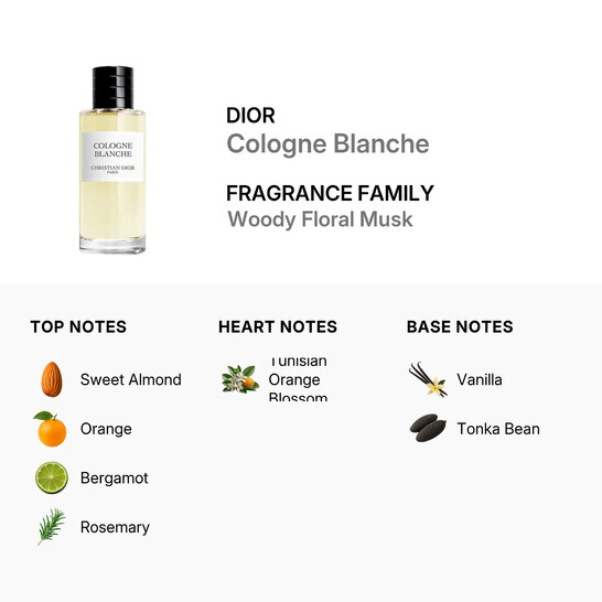 Dior Unisex Cologne Blanche EDP Spray 4.2 oz Fragrances