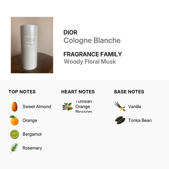 Dior Unisex Cologne Blanche EDP Spray 8.4 oz Fragrances