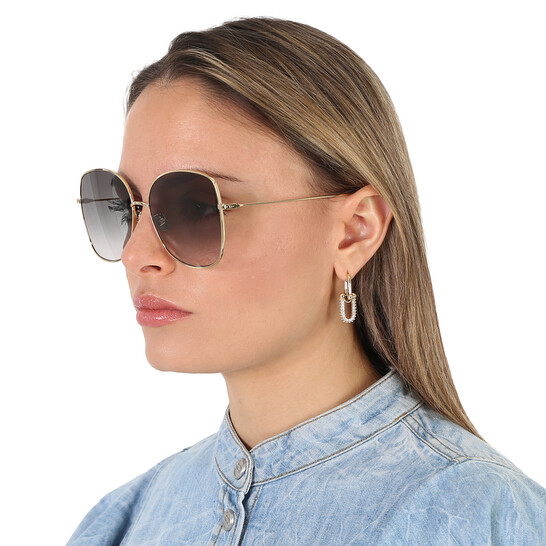 Dior Violet Gradient Butterfly Ladies Sunglasses