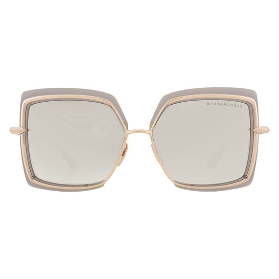 Dita NARCISSUS Grey Gold Gradient Flash Square Ladies  display picture 3