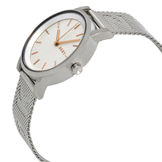 DKNY Soho Silver Dial Steel Mesh Ladies Watch NY2620  display picture 1