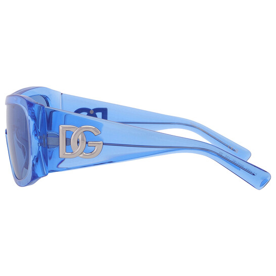 Dolce & Gabbana Blue Shield Unisex Sunglasses DG4454 332280 30