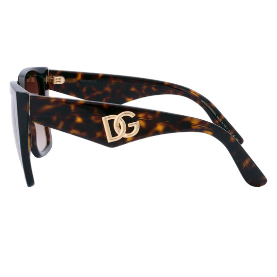 Dolce & Gabbana Brown Gradient Butterfly Ladies Sunglasses 