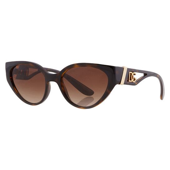 DOLCE & GABBANA キャットアイフレムサンクラス DG6146 5018G Dolce & Gabbana DG6146 Sunglasses | FramesDirect.com