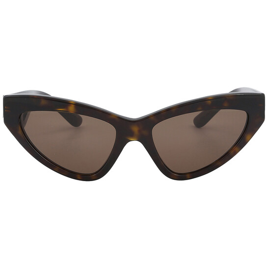 Dolce & Gabbana Dark Brown Cat Eye Ladies Sunglasses DG4439  display picture 1