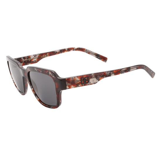 Dolce & Gabbana Dark Gray Square Men's Sunglasses DG4402
