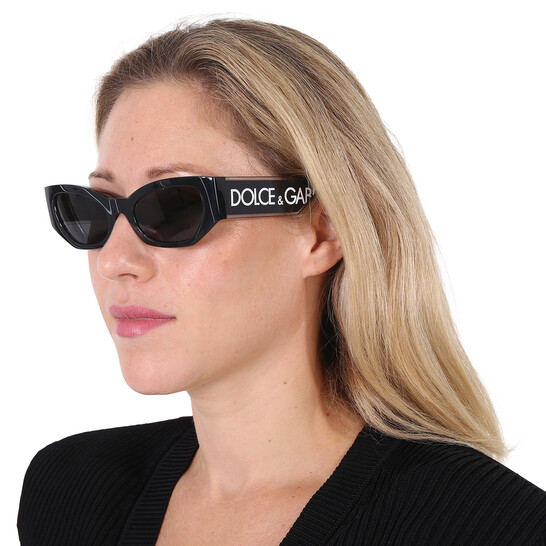 Dolce & Gabbana Dark Grey Cat Eye Ladies Sunglasses DG6186  display picture 1
