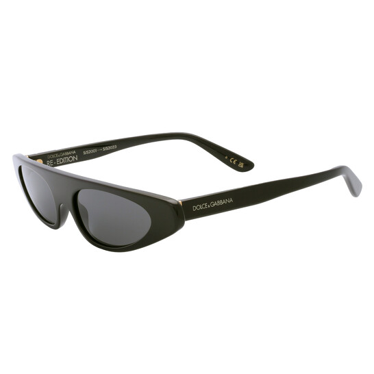 Dolce & Gabbana Dark Grey Irregular Ladies Sunglasses DG4442
