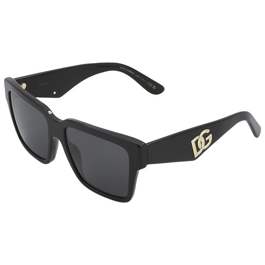 Dolce & Gabbana Dark Grey Square Ladies Sunglasses DG4436