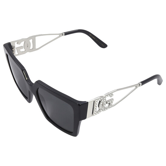 Dolce & Gabbana Dark Grey Square Ladies Sunglasses DG4446B  display picture 3