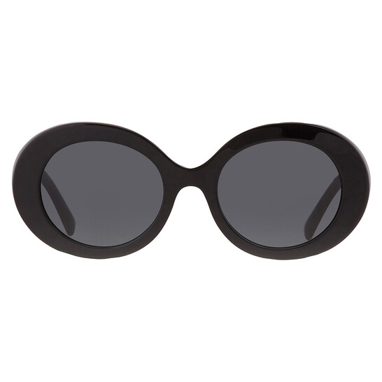 Dolce & Gabbana Darkj Grey Oval Ladies Sunglasses DG4448 501  display picture 1