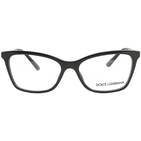 DOLCE & GABBANA キャットアイクラス DG3403 501 Dolce & Gabbana DG3403 501 Eyeglasses Women's Black Full Rim