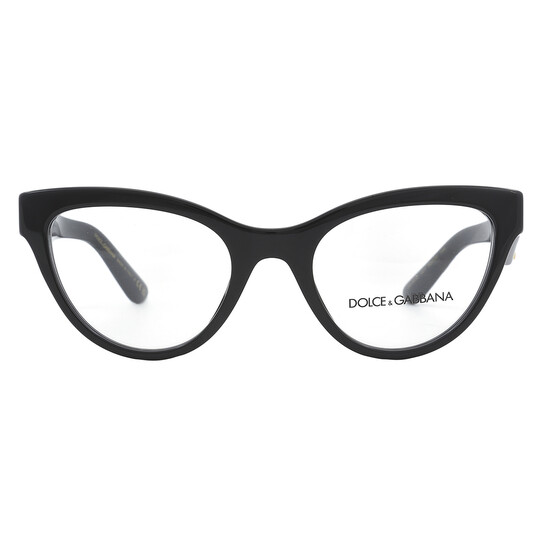 メガネ DOLCE & GABBANA Woman Optical frames Black 0DG3371 501 Dolce & Gabbana DG3371 DG Barocco Woman eyeglasses
